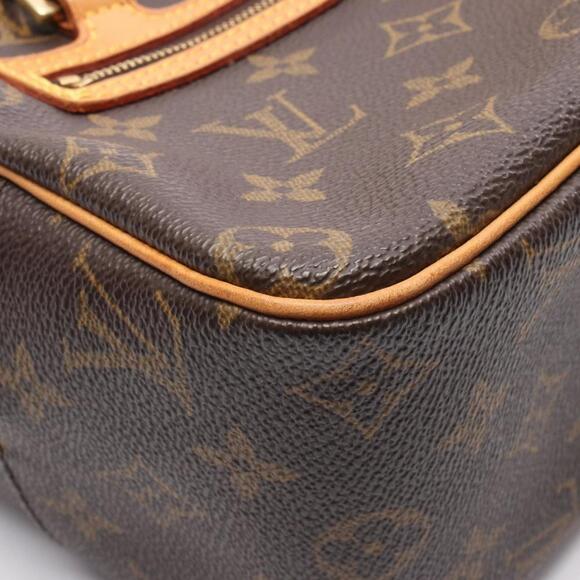 LOUIS VUITTON Brown Monogram Leather Shoulder Bag - Picture 9 of 11